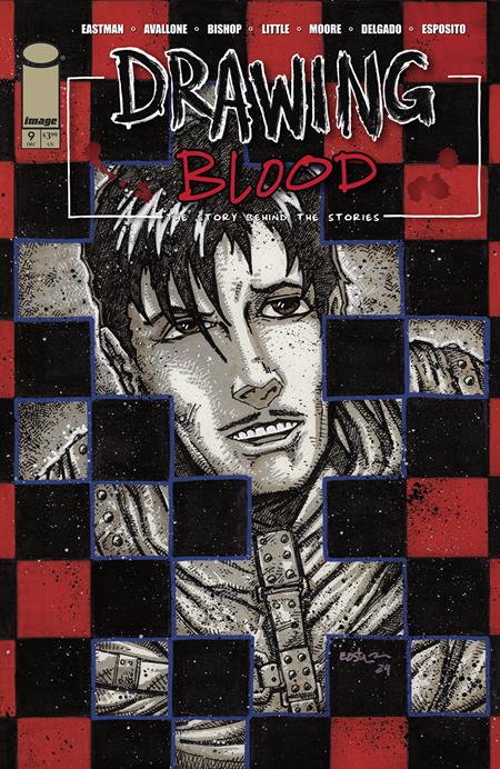 Drawing Blood #9 (of 12)  C Kevin Eastman Checkered Var image