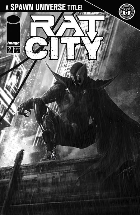 Spawn Rat City #9  C Seth Adams B&w Var image