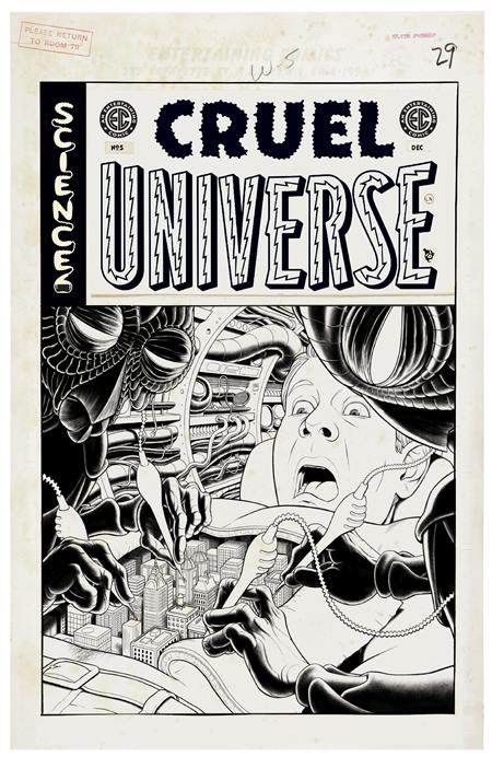 Ec Cruel Universe #5 (of 5)  D Inc 1:20 Malachi Ward B&w Artist Edition Var image