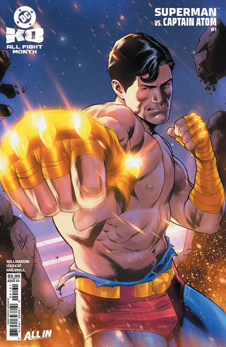 DC K.o. Superman Vs Captain Atom #1  | One Shot  C Lucas Meyer Card Stock Var