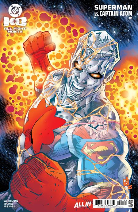 DC K.o. Superman Vs Captain Atom #1  | One Shot  E Sean Izaakse Card Stock Var
