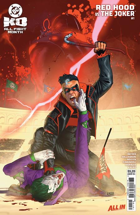 DC K.o. Red Hood Vs Joker #1  | One Shot  E Taurin Clarke Card Stock Var