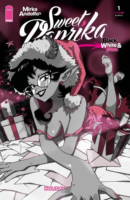 Mirka Andolfos Sweet Paprika Black White & Pink Holiday Special  | One Shot  C Vincenzo Puglia Var