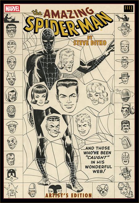 Amazing Spider Man By Steve Ditko Artists Edition  | Hardcover Direct Market Exclusive Web