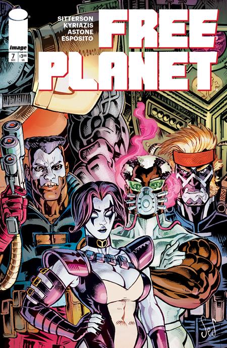 Free Planet #7  D Jed Dougherty Youngblood Team Up Var
