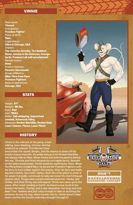Biker Mice From Mars (2025) #7  B Dotun Akande Handbook Var