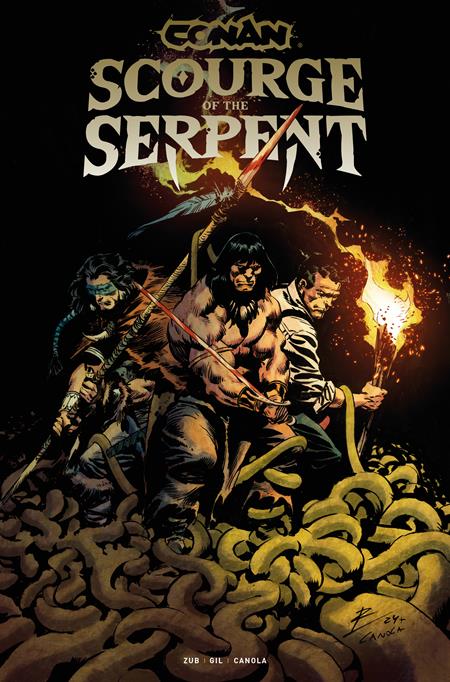 Conan The Barbarian Scourge Of The Serpent #4 (of 4)  A Roberto De La Torre