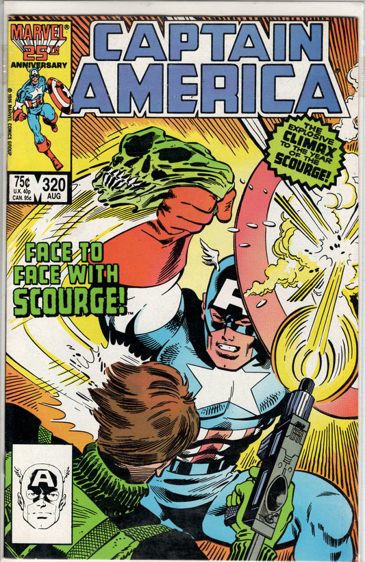 Pre-Owned - Captain America #320  (August 1986) Scanned Image Pop Weasel Pre-Owned Comics