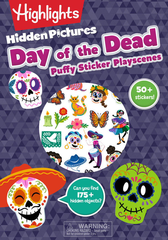 Day of the Dead Hidden Pictures Puffy Sticker Playscenes - Image - Children/Young Adult - Image - Pop Weasel