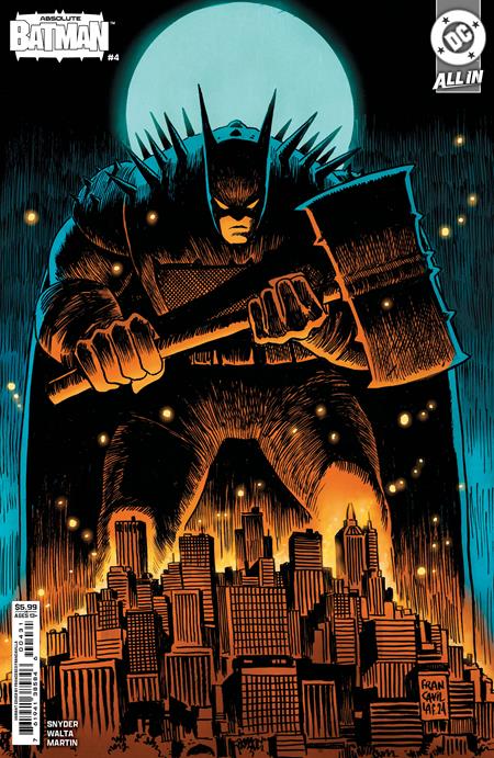 Absolute Batman #4  C Francesco Francavilla Card Stock Var