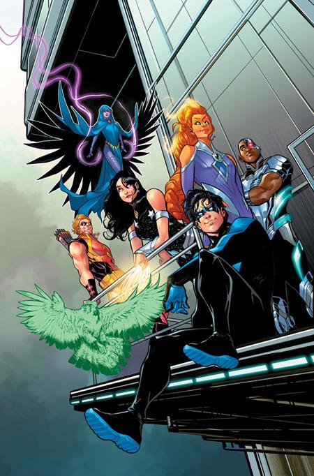 Titans #19  C David Baldeon Card Stock Var image