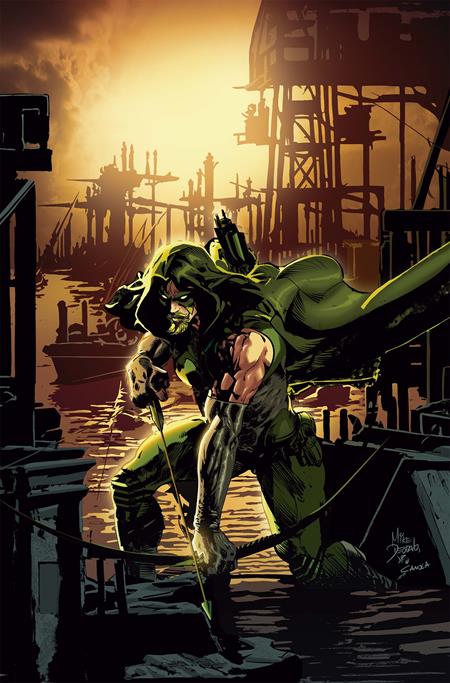 Green Arrow #20  B Mike Deodato Jr Card Stock Var image