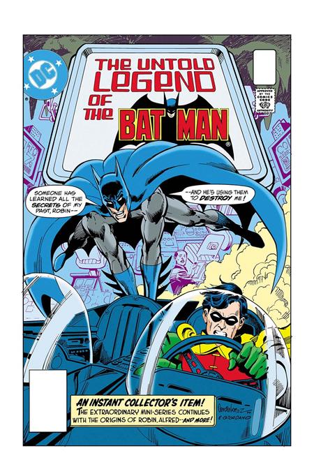 Limited Edition The Untold Legend Of The Batman #1  A Jose Luis Garcia-lopez & Dick Giordano image