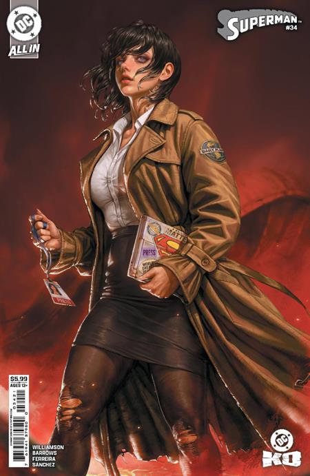 Superman #34  B Kyuyong Eom Card Stock Var (dc K.o.)