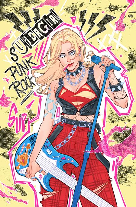 Supergirl #9  F Marguerite Sauvage Punk Rock Card Stock Var