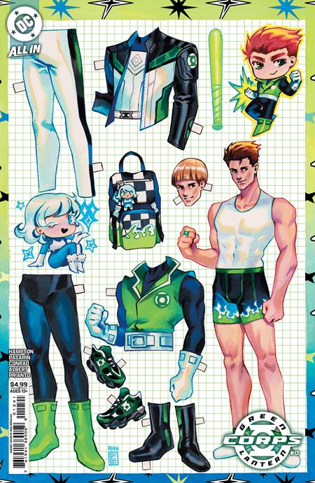 Green Lantern Corps #12  B Rian Gonzales Card Stock Var