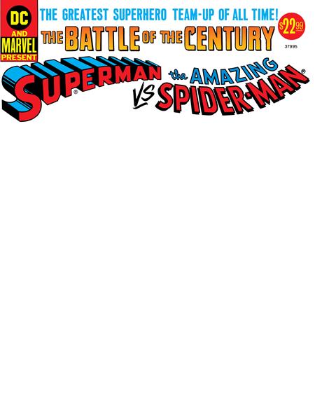 50th Anniversary Treasury Edition Superman Vs The Amazing Spider-man #1 Facsimile Edition  D Blank Var