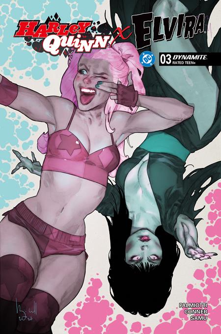 Harley Quinn X Elvira #4  D Ben Caldwell Var
