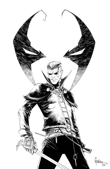 Spawn The Curse Of Sherlee Johnson #5 C Jonathan Glapion B&W Virgin Var - Image