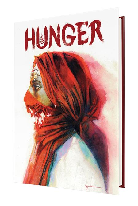 Hunger  | Hardcover Bill Sienkiewicz Premiere Ed With Gold Foil Slipcase Solicited Thru Other Distributors