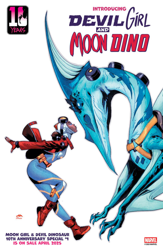 MOON GIRL & DEVIL DINOSAUR 10TH ANNIVERSARY SPECIAL #1 ANAND RAMCHERON VARIANT - Image