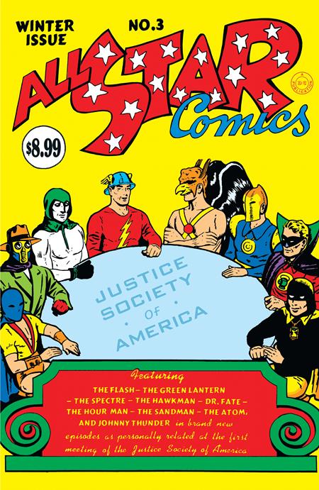 All-star Comics #3 Facsimile Edition  B Ee Hibbard Foil Var image