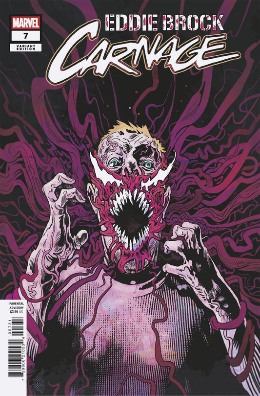 EDDIE BROCK: CARNAGE #7 MICHAEL WALSH VARIANT - Image