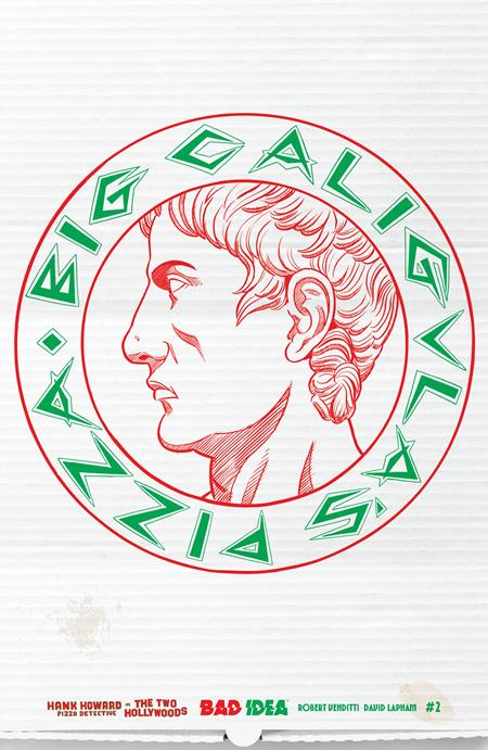 Hank Howard Pizza Detective The Two Hollywoods #2 (of 2)  C David Lapham Pizza Box Design Var