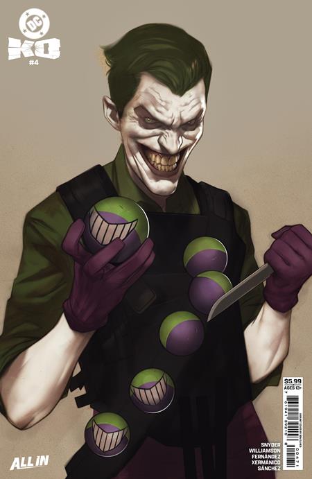 DC K.o. #4 (of 5)  H Ben Oliver Face-off Card Stock Var