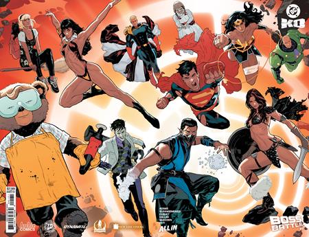 DC K.o. Boss Battle #1  | One Shot  G Jeff Spokes Wraparound Foil Var