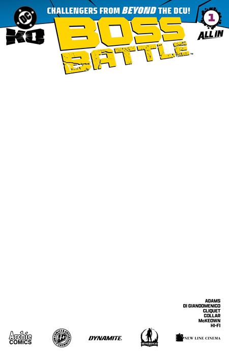 DC K.o. Boss Battle #1  | One Shot  H Blank Card Stock Var