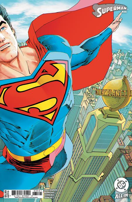 Superman #35  B Guillem March Connecting Card Stock Var (dc K.o.)