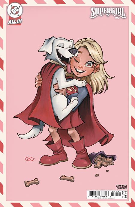 Supergirl #10  E Chrissie Zullo Valentines Day Card Stock Var