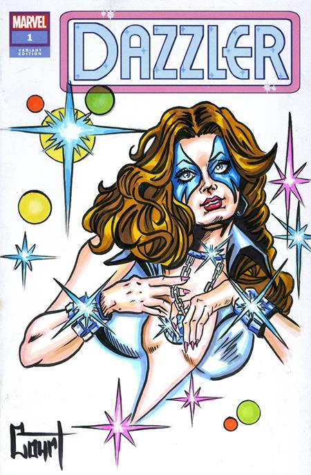 Df Marvel Comics Commissioned Cover Art Signed And Remarked By Jessica Court With Dazzler Sketch - Image - Comics - Image - Pop Weasel