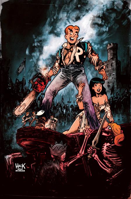 Archie X Army Of Darkness #1  I Robert Hack Ltd Virgin Var