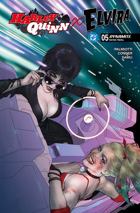 Harley Quinn X Elvira #5 D Ben Caldwell Var - Image