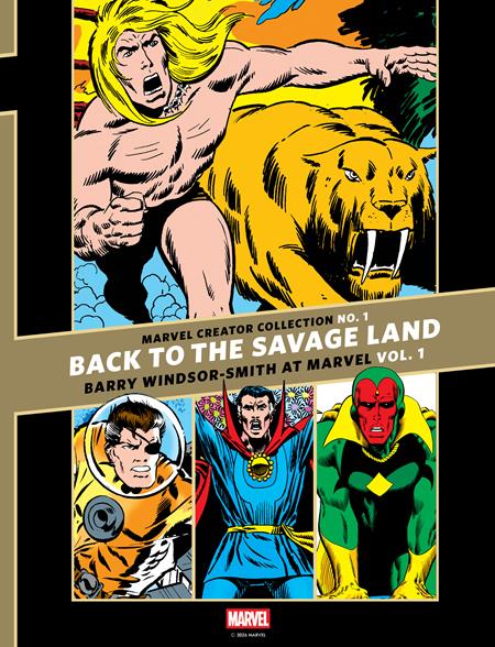 Marvel Creator Collection #1 | Hardcover Vol 01 Back To The Savage Land Barry Windsor-Smith At Marvel - Image
