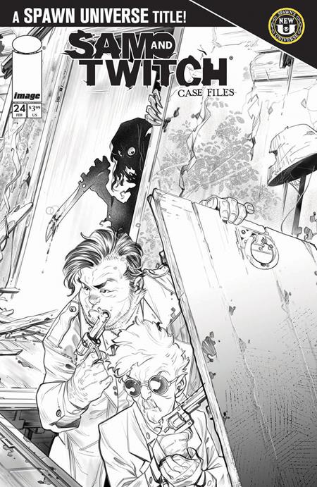 Spawn Sam And Twitch Case Files #24  B Ig Guara B&w Var