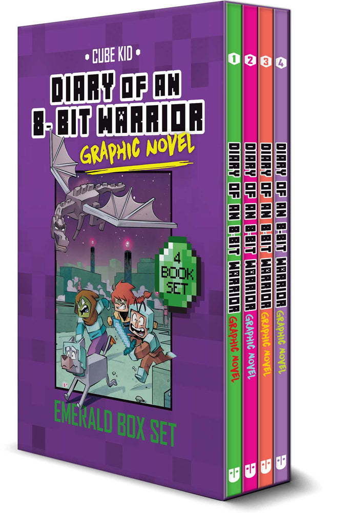 Diary of an 8-Bit Warrior Graphic Novel Emerald Box Set - Graphic Novels - Image - Pop Weasel