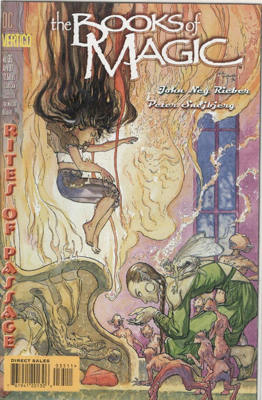 Pre-Owned - The Books of Magic #35  (April 1997) Scanned Image Pop Weasel Pre-Owned Comics