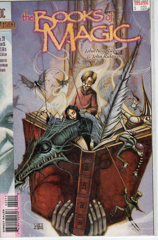 Pre-Owned - The Books of Magic #20  (January 1996) Scanned Image Pop Weasel Pre-Owned Comics