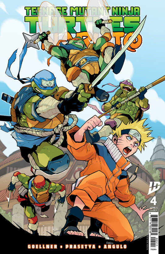Teenage Mutant Ninja Turtles x Naruto #4 Variant D (Kerschl) - Image