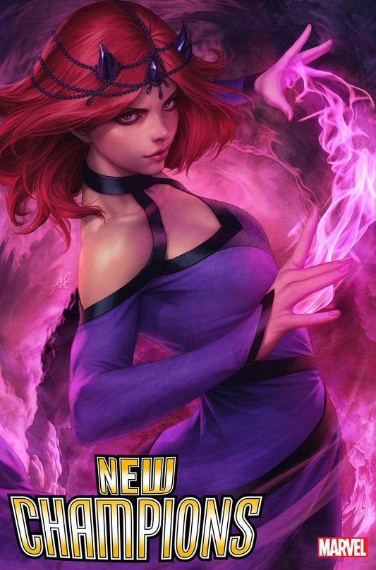 NEW CHAMPIONS #1 ARTGERM AMARANTH VARIANT image