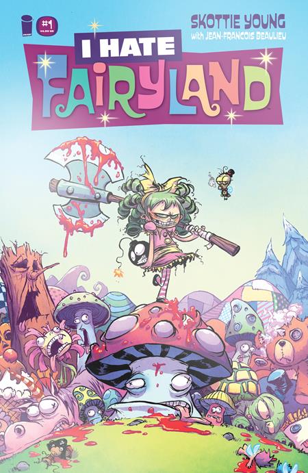I Hate Fairyland #1 Facsimile Edition  B Skottie Young Foil Var - Image