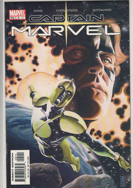 Pre-Owned - Captain Marvel #5 (40)  (March 2003) Scanned Image Pop Weasel Pre-Owned Comics