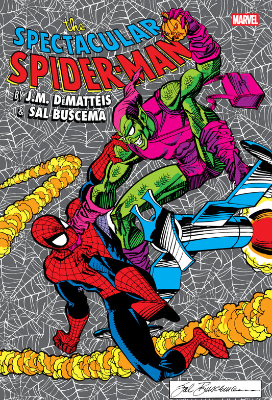 Spectacular Spider-Man By Dematteis & Buscema Omnibus Sal Buscema Green Goblin Cover | Hardcover - Image