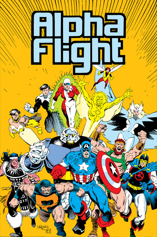 Alpha Flight By Mantlo & Lee Omnibus Mike Mignola Cover [DM Only] | Hardcover - Image