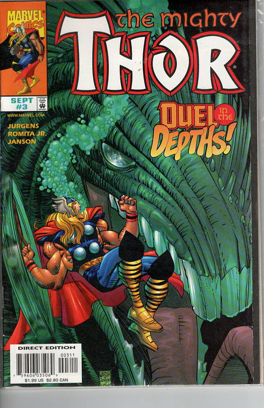 Pre-Owned - Thor #3  (September 1998) Scanned Image Pop Weasel Pre-Owned Comics