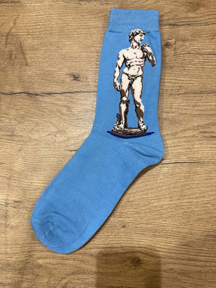 PoppySocks - Statue of David - Socks - Image - Pop Weasel