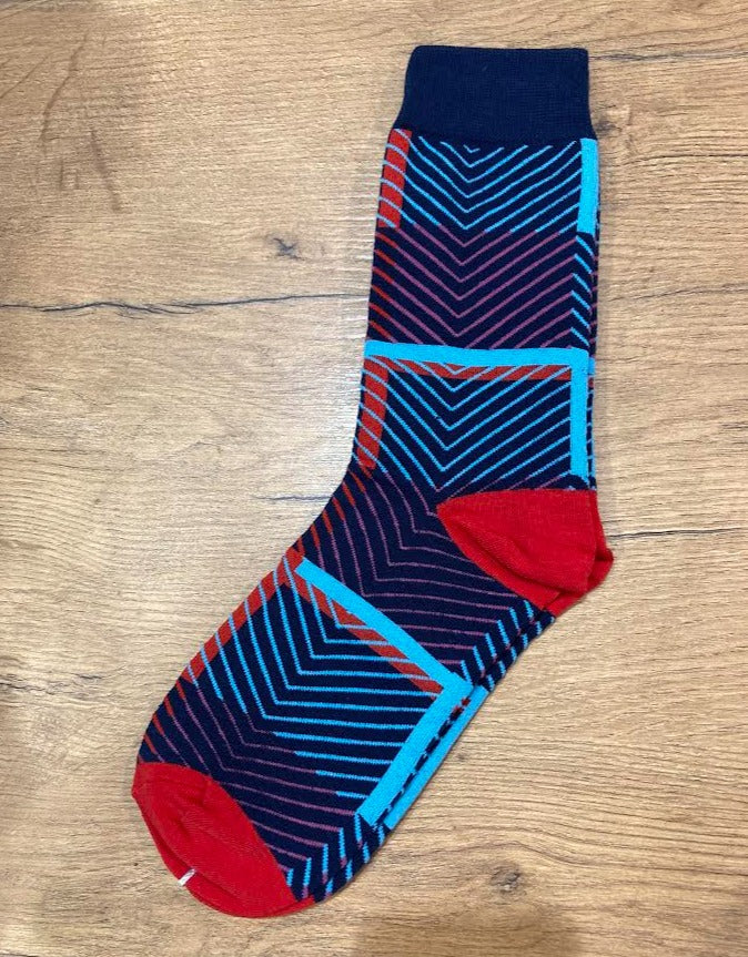 PoppySocks - Herringbone - Socks - Image - Pop Weasel